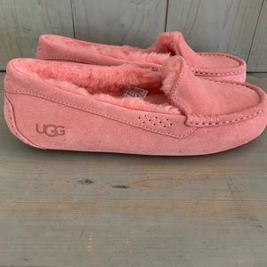 ugg ansley sheepskin slippers pink blossom nib